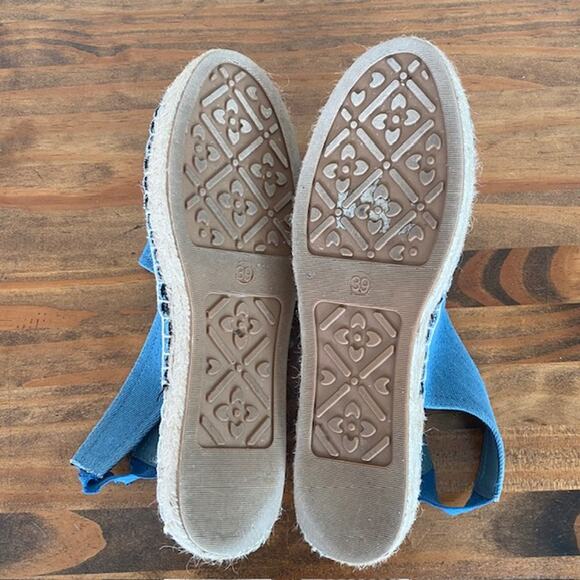 Alaniz Blue Slingback Espadrilles - Size 39 (8.5) - Picture 7 of 8
